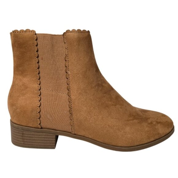 Charter Club Women Daxi Microsuede Camel Micro Ankle Boots (Size: 9 Medium) NiB - Picture 12 of 16
